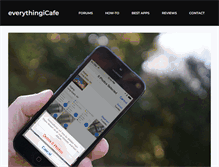 Tablet Screenshot of everythingicafe.com